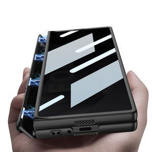 Magnetic Hinge Pen Slot Hidden Bracket All - included Case With Back Screen Protector For Galaxy Z Fold 7/6/5/4/3