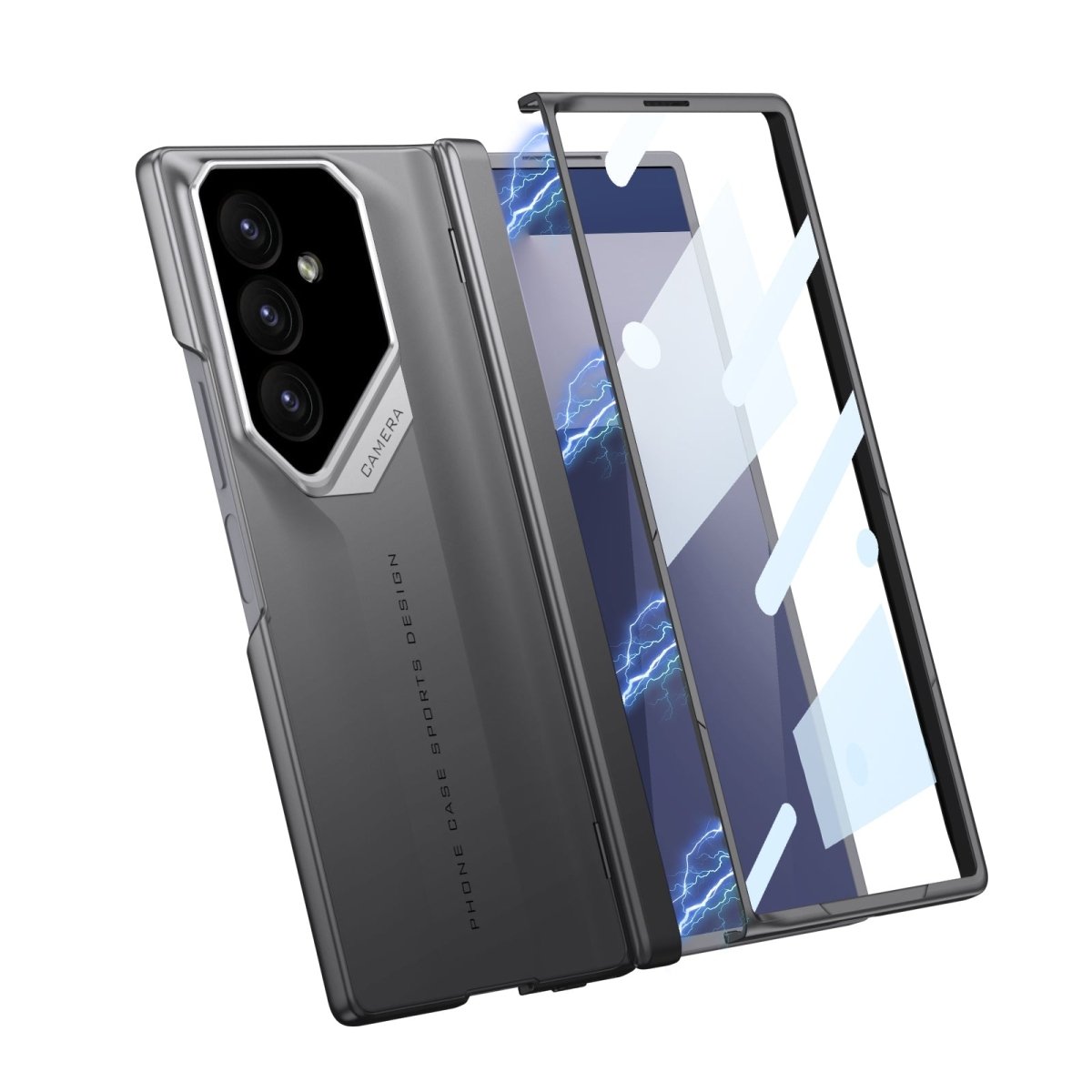 Magnetic Hinge Shockproof Phone Case With Screen Protector For Galaxy Z Fold 7/6/5/4