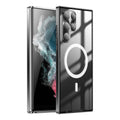 Magnetic Magsafe Metal Case for Galaxy S25 S24 S23 S22 S21 Ultra Plus Note20 Ultra