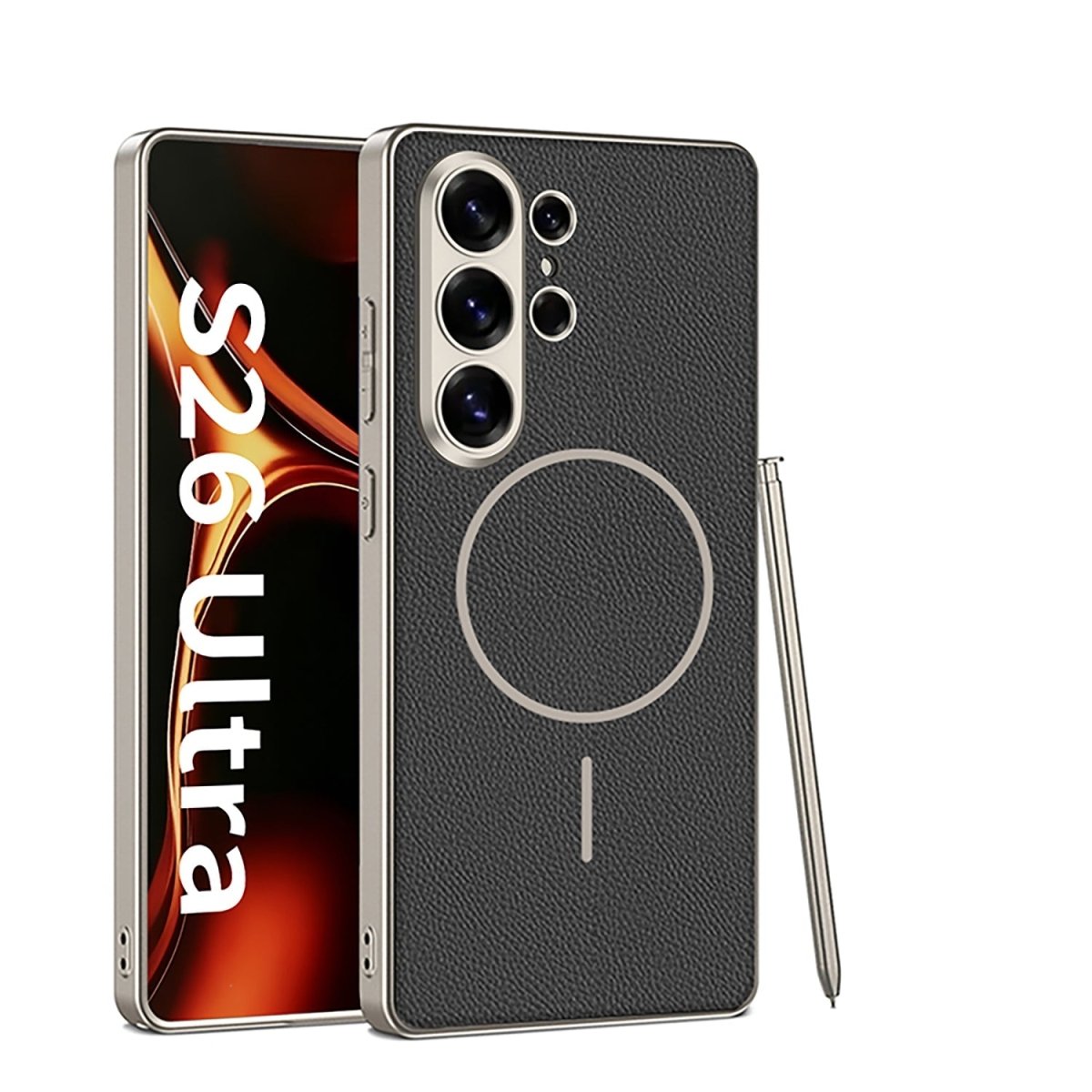 Magnetic Shockproof Phone Case Support Wireless Charge For Galaxy S26 S25 Ultra