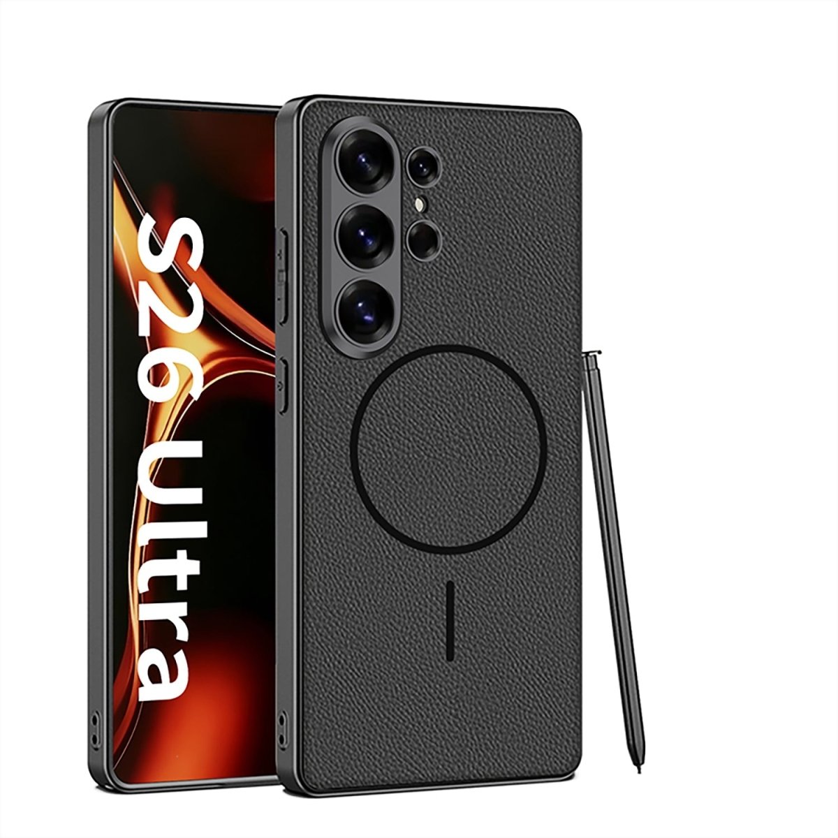 Magnetic Shockproof Phone Case Support Wireless Charge For Galaxy S26 S25 Ultra