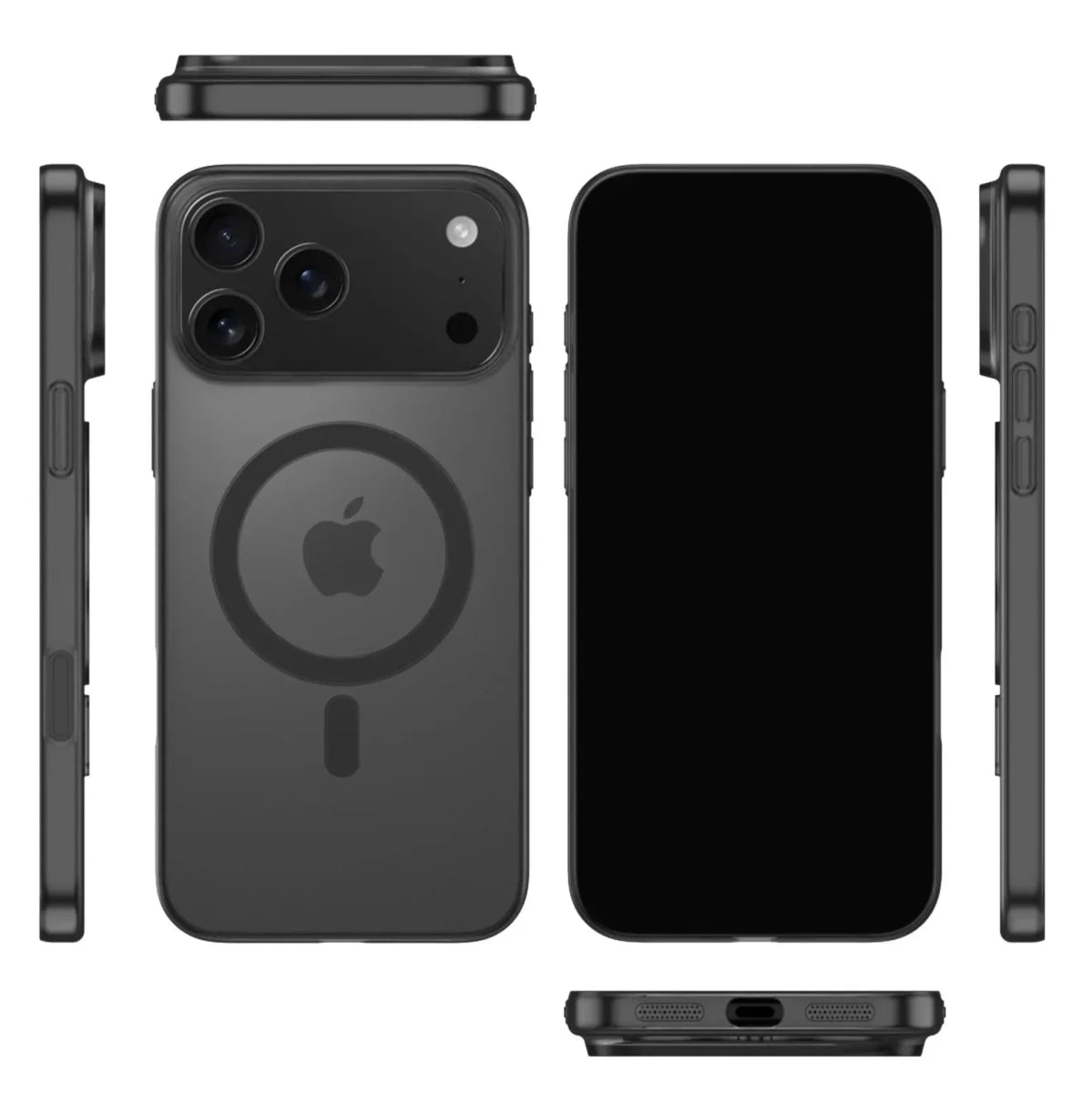 Matte Ultra Thin Clear For Magsafe Wireless Charge Case For iPhone 17 16 15 14 13 12 Series