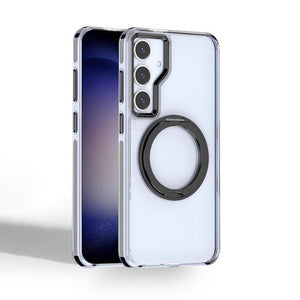 Metal Magnetic Bracket Anti - fall Protective Phone Case For Galaxy