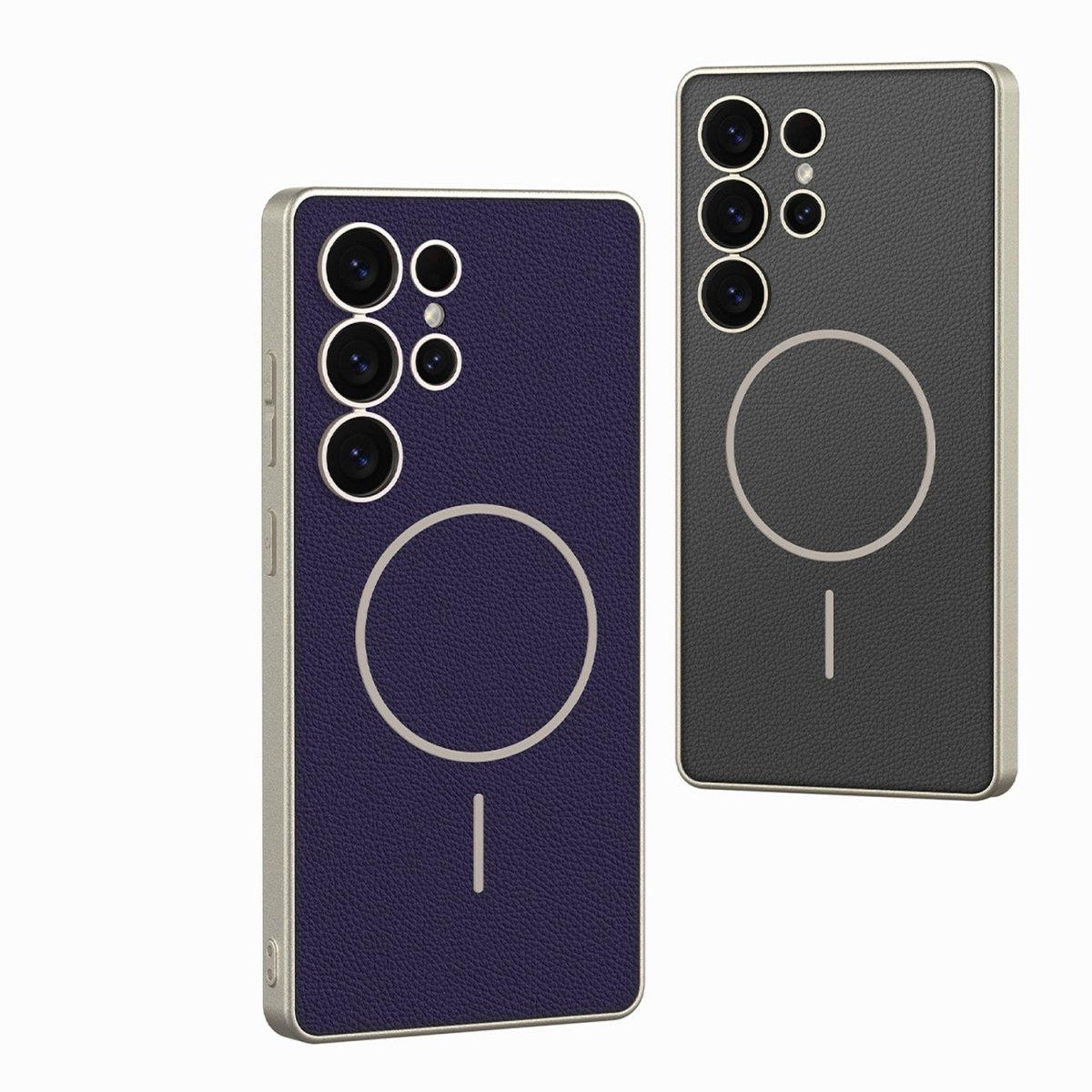 Mycasety Luxurious Leather Shockproof Phone Case For Galaxy S25Ultra With Magsafe