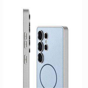 Mycasety Luxurious Leather Shockproof Phone Case For Galaxy S25Ultra With Magsafe