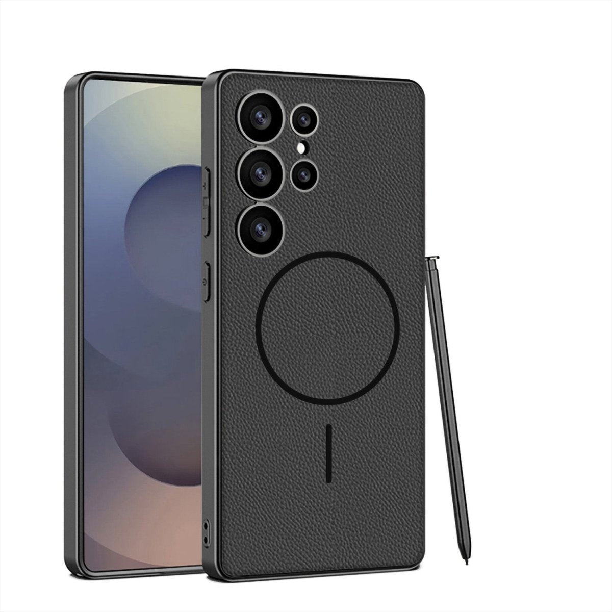 Mycasety Luxurious Leather Shockproof Phone Case For Galaxy S25Ultra With Magsafe