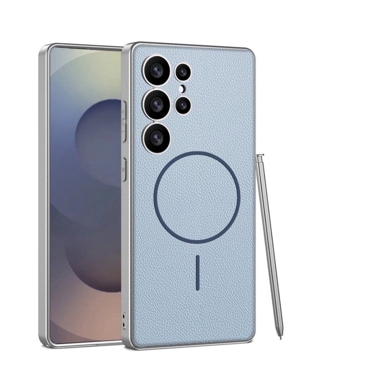 Mycasety Luxurious Leather Shockproof Phone Case For Galaxy S25Ultra With Magsafe