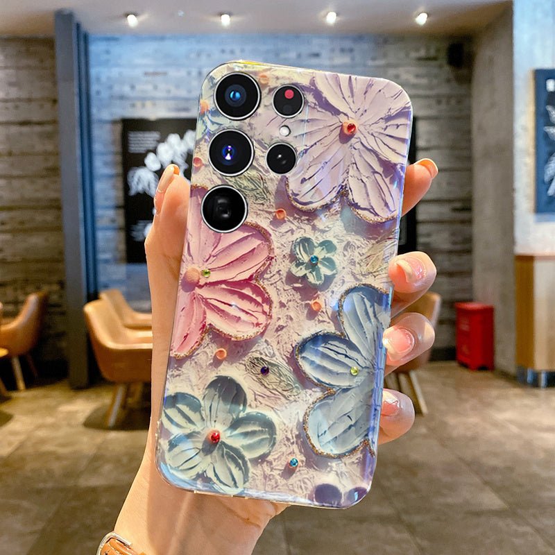 Oil Painting Flower Galaxy/iPhone Case