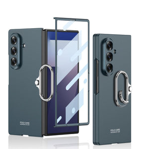 Shockproof Phone Case With Screen Protector & Snap Ring For Galaxy Z Fold 7