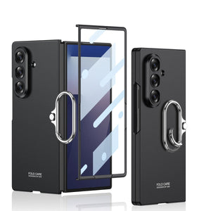 Shockproof Phone Case With Screen Protector & Snap Ring For Galaxy Z Fold 7