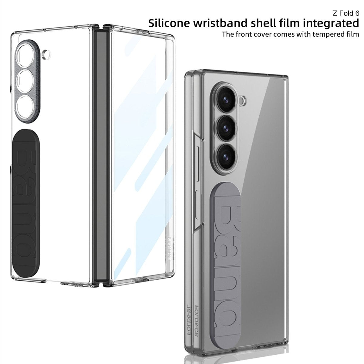 Shockproof Phone Case With Screen Protector & Wristband For Galaxy Z Fold 7/6/5/4