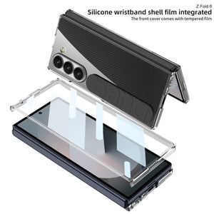 Shockproof Phone Case With Screen Protector & Wristband For Galaxy Z Fold 7/6/5/4