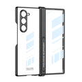 Transparent Magnetic Hinge Bracket Shockproof Phone Case With Screen Protector For Galaxy Z Fold 6/7