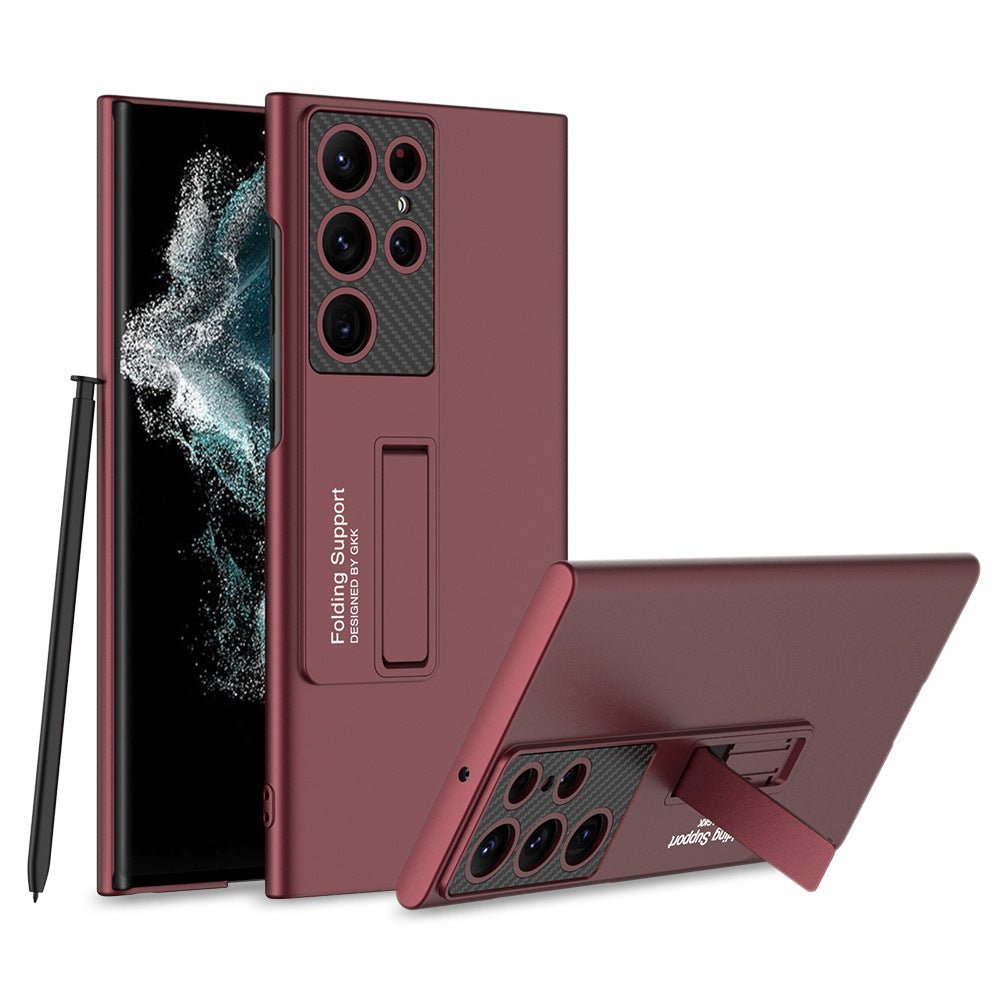 Ultra - thin Frosted Invisible Stand Cover For Galaxy S25 S24 S23 S22 Ultra Plus