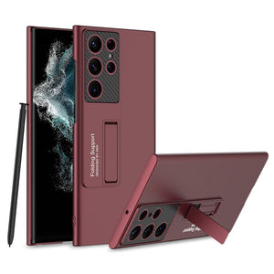 Ultra - thin Frosted Invisible Stand Cover For Galaxy S25 S24 S23 S22 Ultra Plus