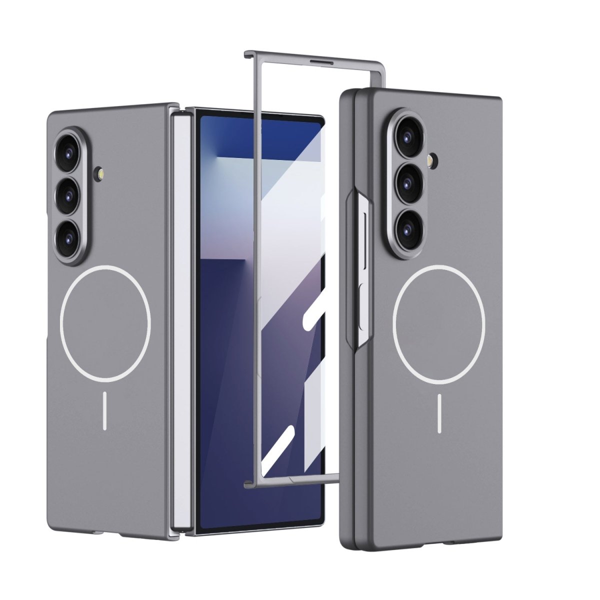 Ultra - thin Magbetic Phone Case With Screen Protector For Galaxy Z Fold7/6