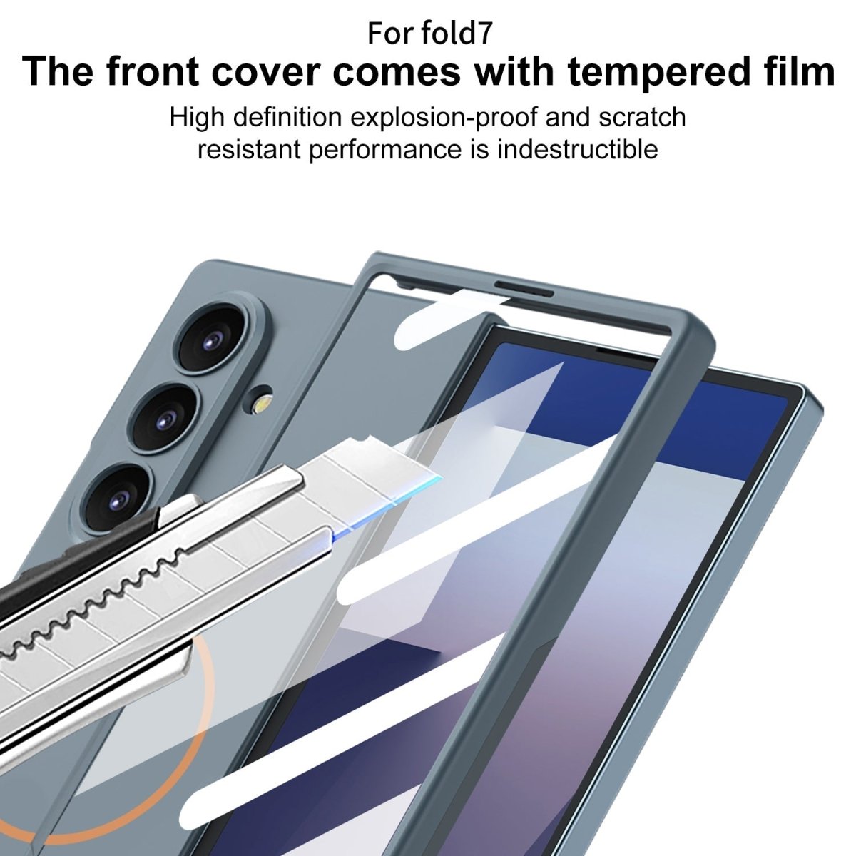 Ultra - thin Magbetic Phone Case With Screen Protector For Galaxy Z Fold7/6