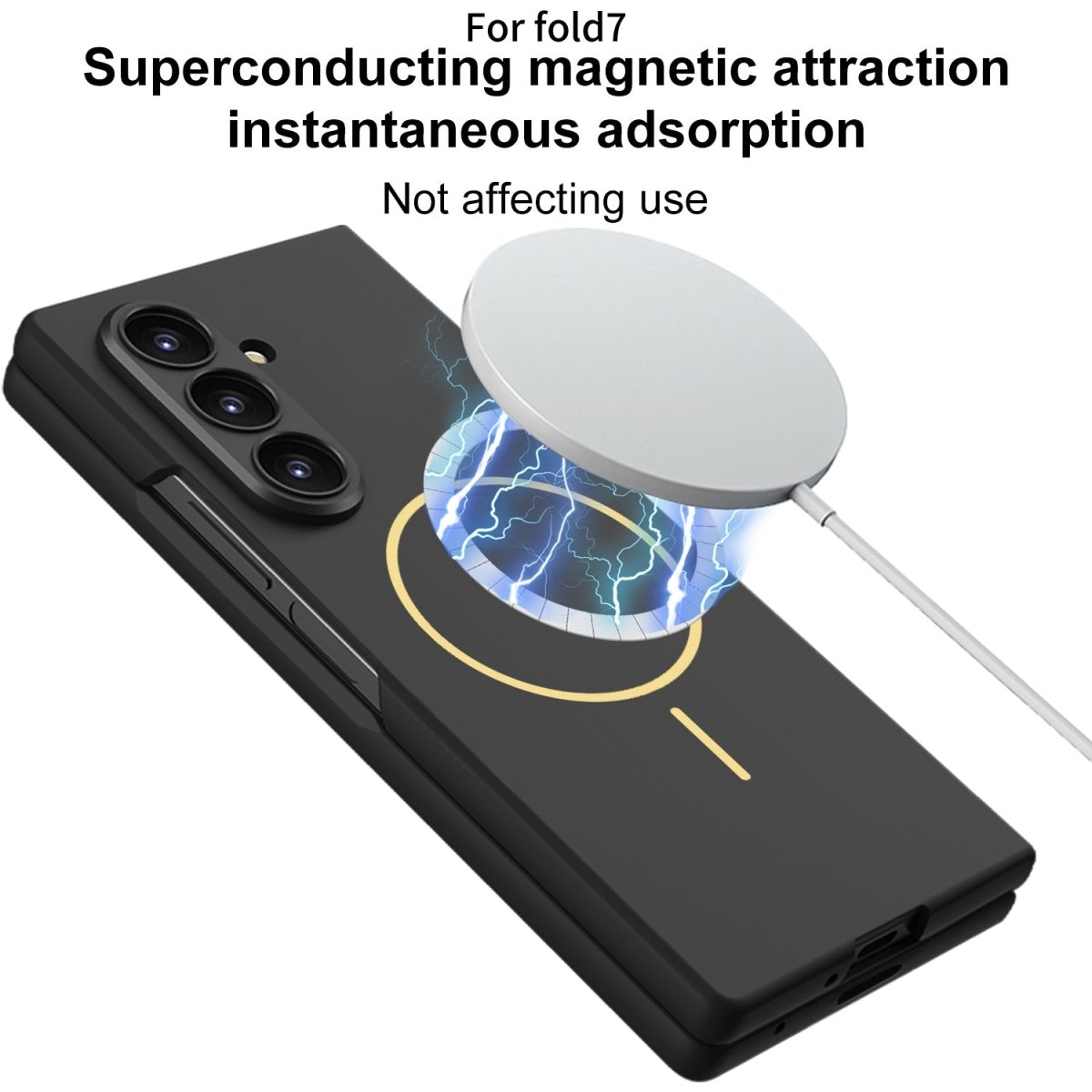 Ultra - thin Magbetic Phone Case With Screen Protector For Galaxy Z Fold7/6