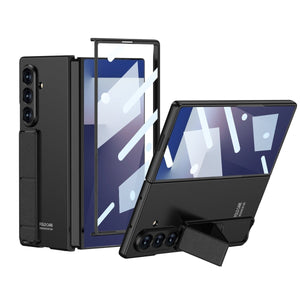 Ultra - thin Phone Case With Back Screen Protector & Wristband For Galaxy Z Fold 7