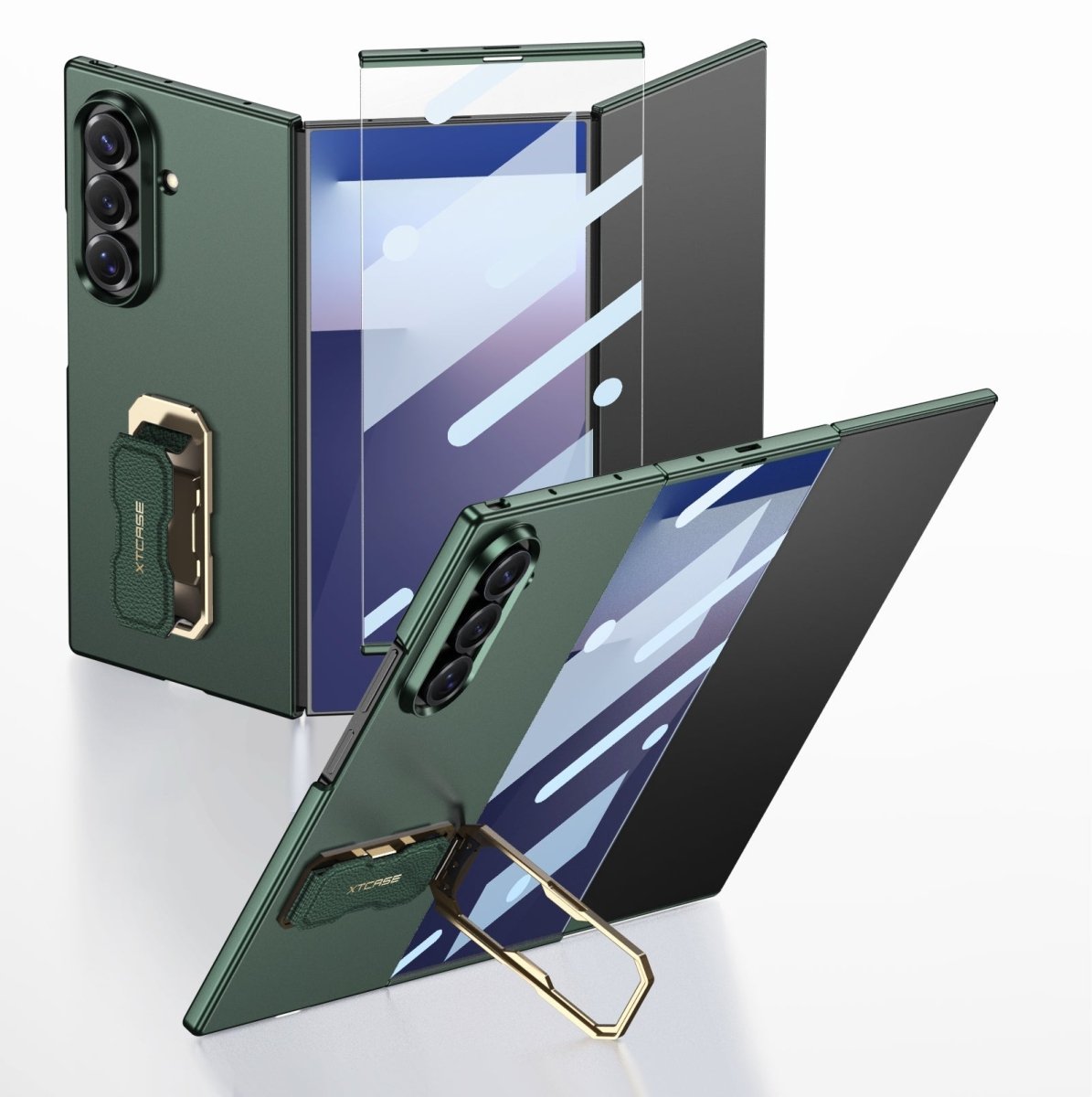 Ultra - thin Phone Case With Bracket & Screen Protector For Galaxy Z TriFold