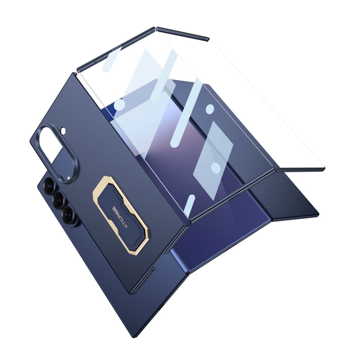 Ultra - thin Phone Case With Bracket & Screen Protector For Galaxy Z TriFold