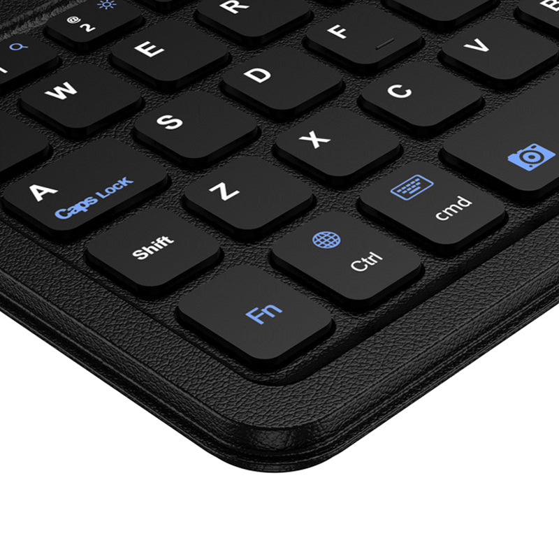 Wireless Leather Keyboard With Bluetooth Mouse And Stylus For Galaxy Z Fold