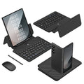 Wireless Leather Keyboard With Bluetooth Mouse And Stylus For Galaxy Z Fold