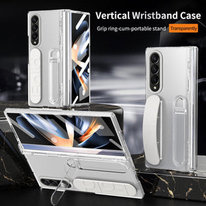 Wristband Holder Higne Shockproof Phone Case With Screen Protector For Galaxy Z Fold 7/6/5/4/3